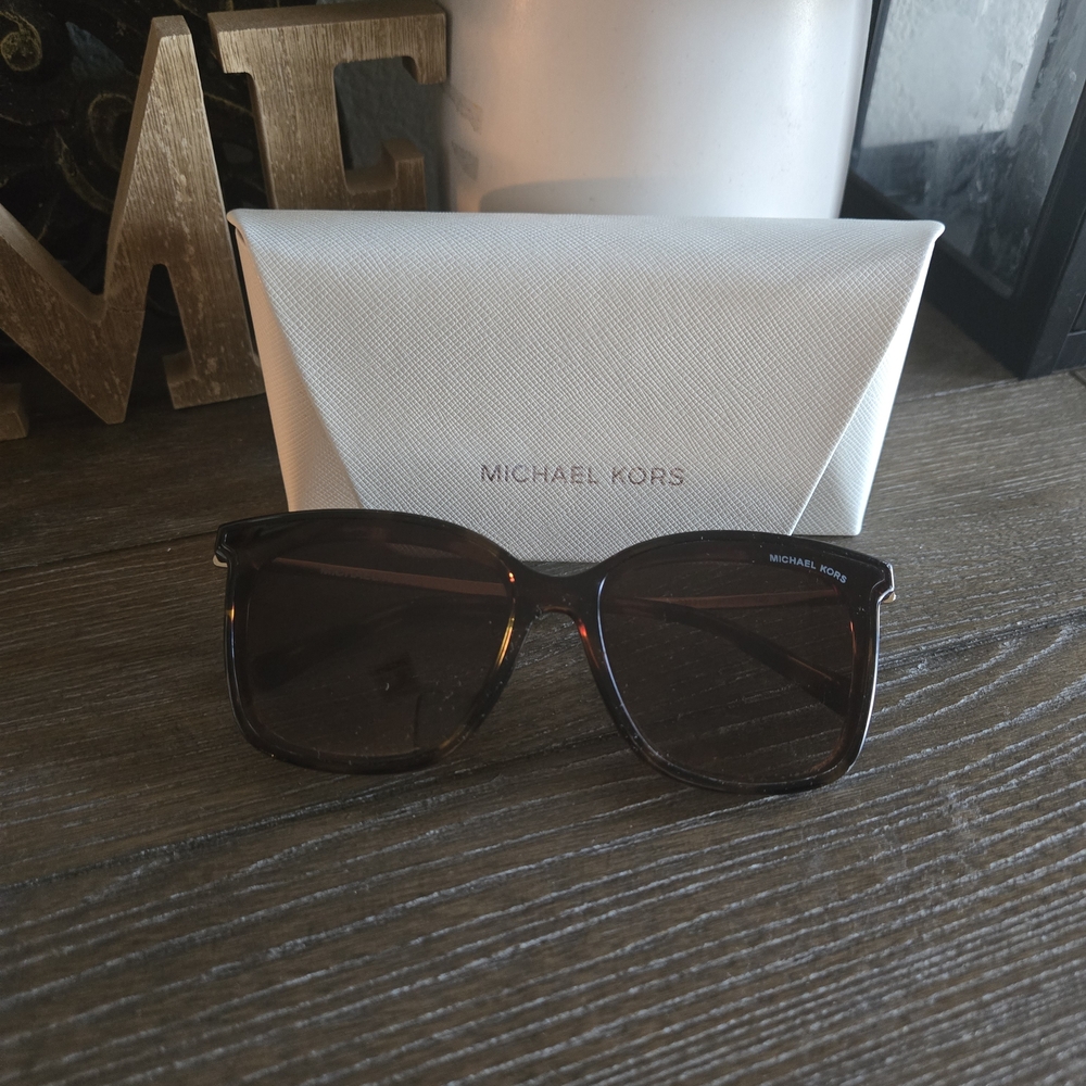 Michael Kors Tortoiseshell Sunglasses with Case